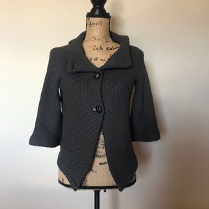 NWOT Modcloth/PIKO Gray cardigan